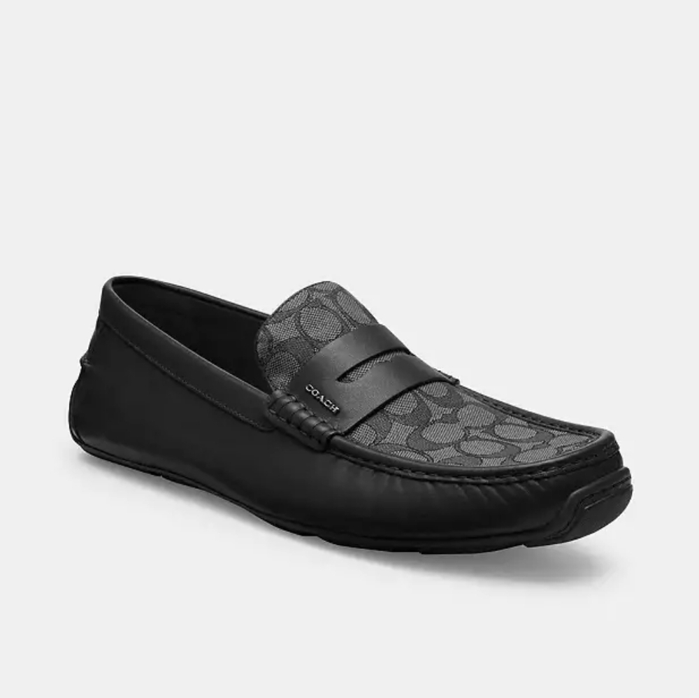 New! Coach Men's Liam Driver In Signature Jacquard #CR886